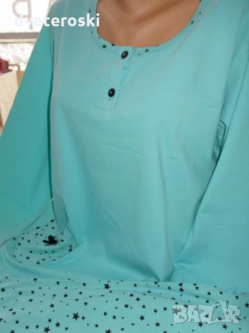 Дамска пижама с дълъг ръкав ХЛ , снимка 5 - Пижами - 23858345