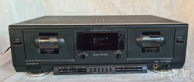 Дек PHILIPS 70 FC 910 двукасетен работи перфектно 