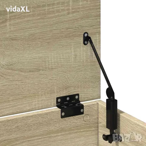 vidaXL Кутия за съхранение дъб сонома 102x35x35 см инженерно дърво, снимка 9 - Скринове - 56148203
