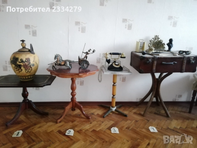 Стари помощни масички в АРТ, флоренциански и бароков стил