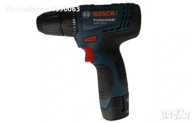 Bosch Professional GSR 120-LI, снимка 2 - Винтоверти - 54277443