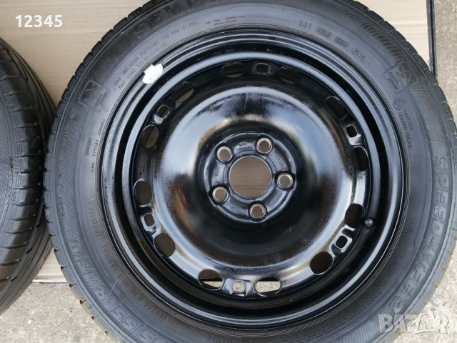 15’’ 5x100 originalni za skoda с гуми semperit 195/55R15 -№543, снимка 5 - Гуми и джанти - 51180394