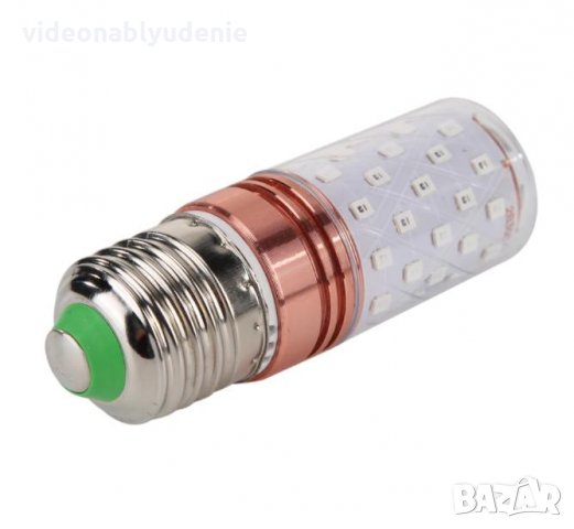 Антибактериална Бактерицидна Антивирус Гермицидна Крушка UV-C ОЗОН 60LED 60W Дезинфекция Стерилизира, снимка 5 - Други - 31003361