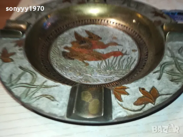 INDIA-ГОЛЯМ ПУРАДЖИИСКИ ПЕПЕЛНИК ОТ ФРАНЦИЯ 21СМ 2812241934, снимка 4 - Антикварни и старинни предмети - 48483196