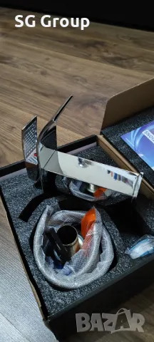 Италиански смесител за мивка стоящ., снимка 2 - Смесители - 47959385