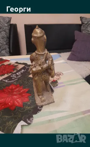 Бронзова статуетка-99, снимка 2 - Антикварни и старинни предмети - 50124730