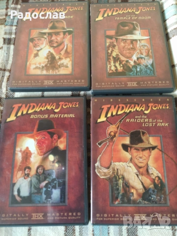 4 бр. DVD Индиана Джоунс филми + бонус материал , снимка 3 - DVD филми - 53321916