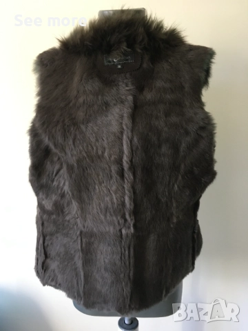 Style Butler елек с косъм заек и лисица за декорация S, снимка 5 - Елеци - 52586103