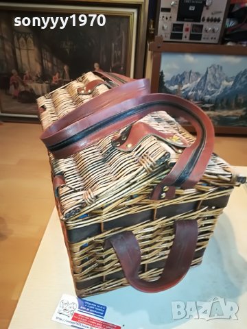 ЧАНТА ЗА ПИКНИК ВНОС ГЕРМАНИЯ 1104239843, снимка 7 - Антикварни и старинни предмети - 40330152