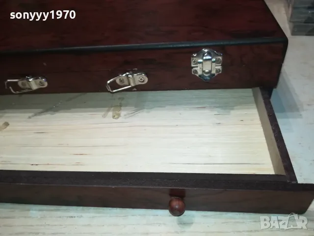 КРАСИВА ДЪРВЕНА КУТИЯ С КАПАК И ЧЕКМЕДЖЕ 1205252001LCHERY, снимка 18 - Антикварни и старинни предмети - 50258934