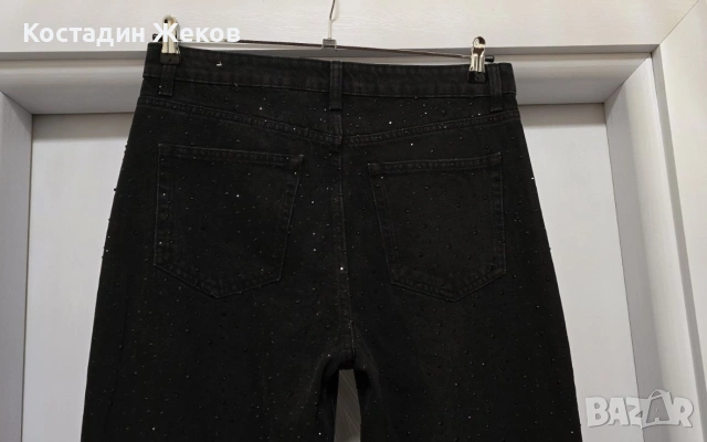  Нови. Дамски оригинални дънки със камъчета. Mango , снимка 4 - Дънки - 53242514