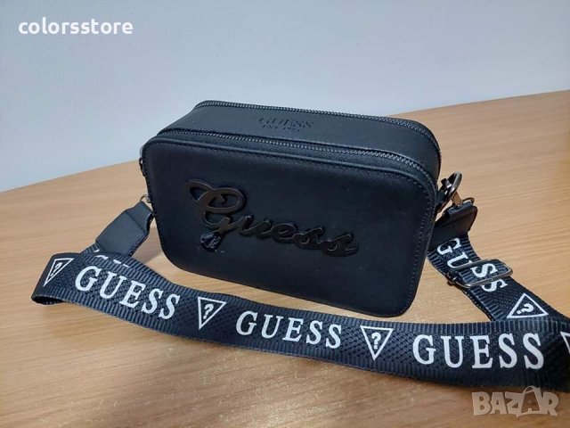 Луксозна Черна чанта  Guess/SG-E63, снимка 3 - Чанти - 42902055