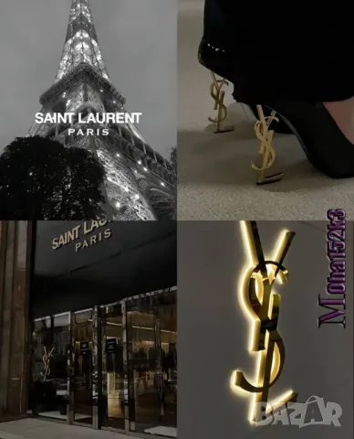 сандали на ток ysl saint laurent, снимка 3 - Сандали - 50407006