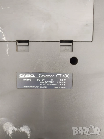 Синтезатор Casio Casiotone CT-430 Japan, снимка 11 - Синтезатори - 52948025