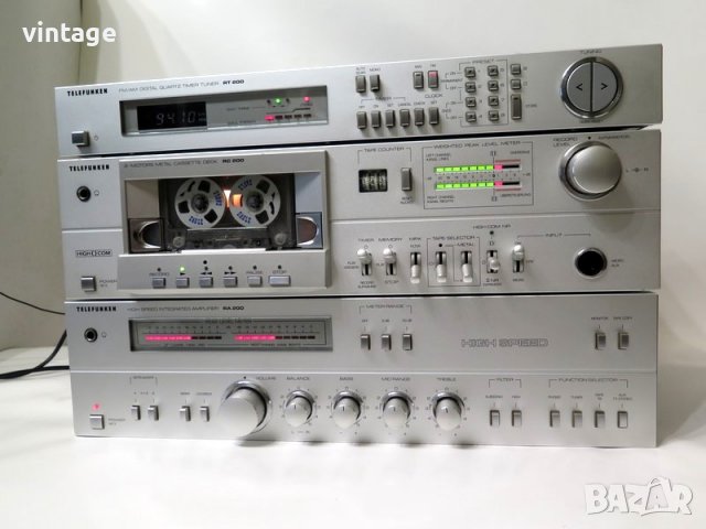 Telefunken set RA 200_RC 200_RT 200, снимка 3 - Аудиосистеми - 38017650