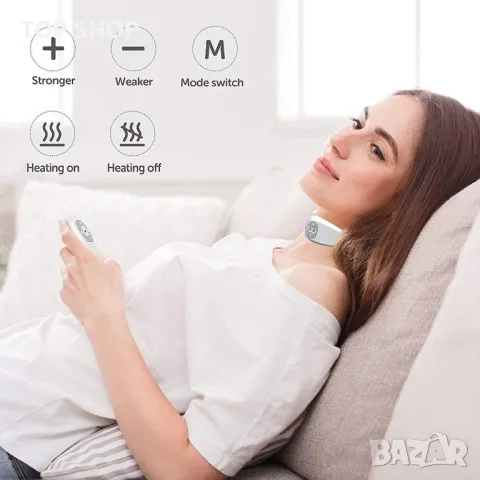 Масажор за врат и рамена с нагряване Neck Relax FE5718, снимка 7 - Масажори - 49105989