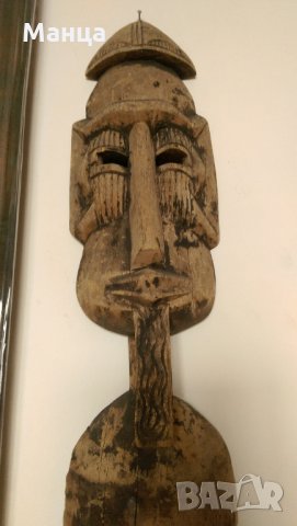 Африканска маска Хохе от Гана, снимка 2 - Антикварни и старинни предмети - 31620297