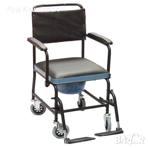 Комбиниран стол за тоалет и баня е предназначен за ползване за тоалет и баня, подходящ за възрастни , снимка 1 - Грижа за възрастни - 44683608