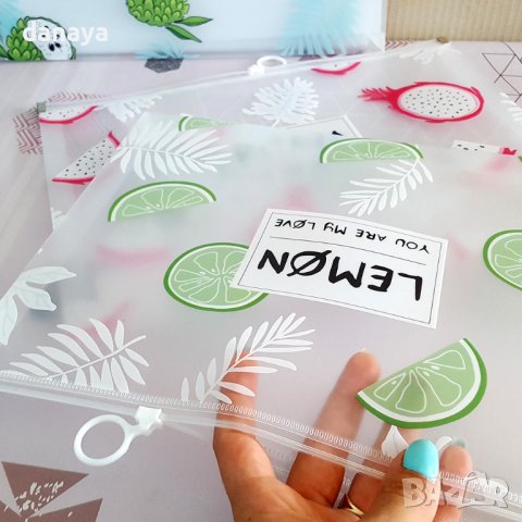 3016 Прозрачна папка с цип, формат A4, цветен принт, снимка 5 - Ученически пособия, канцеларски материали - 37778175