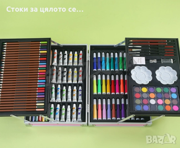 Комплект за рисуване 145 части, снимка 2 - Рисуване и оцветяване - 52507407