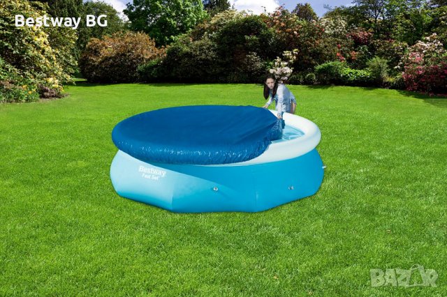 Покривало за надуваем басейн с диаметър 415 сантиметра, снимка 2 - Басейни и аксесоари - 37352355