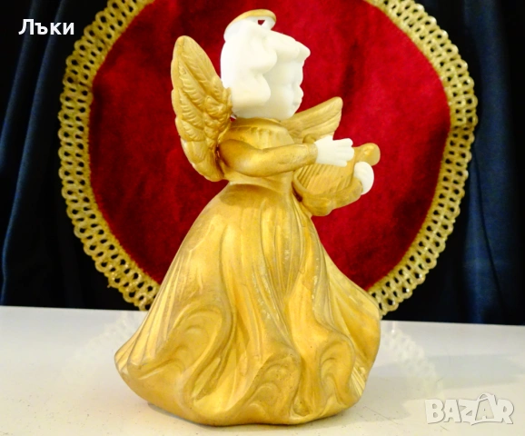 Японска порцеланова фигура Ангел,Noritake,злато. , снимка 3 - Антикварни и старинни предмети - 53989800