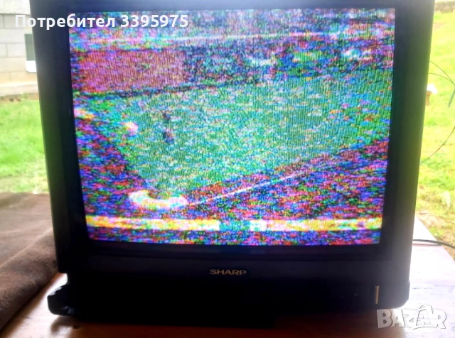 Цветен ретро телевизор Sharp 21” (51 см) - отлично състояние
