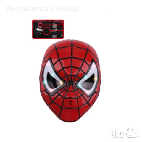 Детска светеща маска, SPIDERMAN, снимка 5 - Други - 51206892