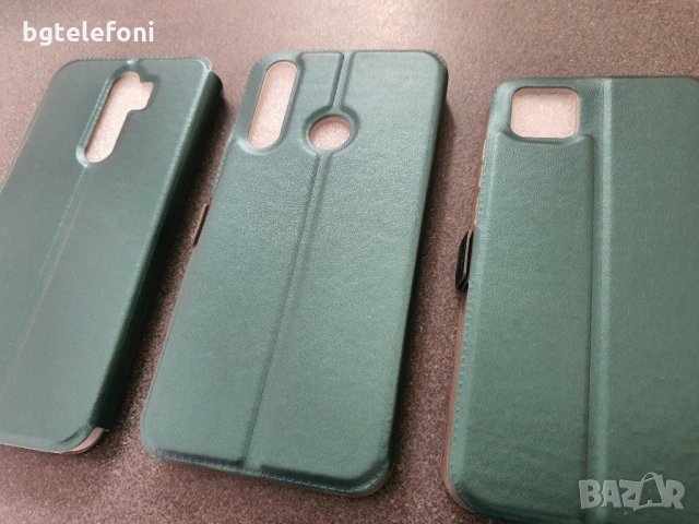 Xiaomi Redmi 9A,9,Note 9,Note 9 Pro,Note 8 Pro,Huawei Y5P 2020,Y6P 2020 тъмно зелен тефтер, снимка 12 - Калъфи, кейсове - 30418324