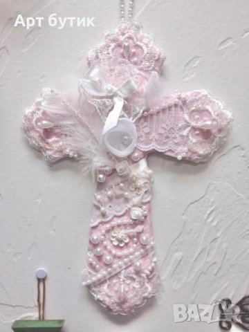 Кръстчета за подарък на гости на Св. Кръщение , снимка 6 - Декорация - 52616512