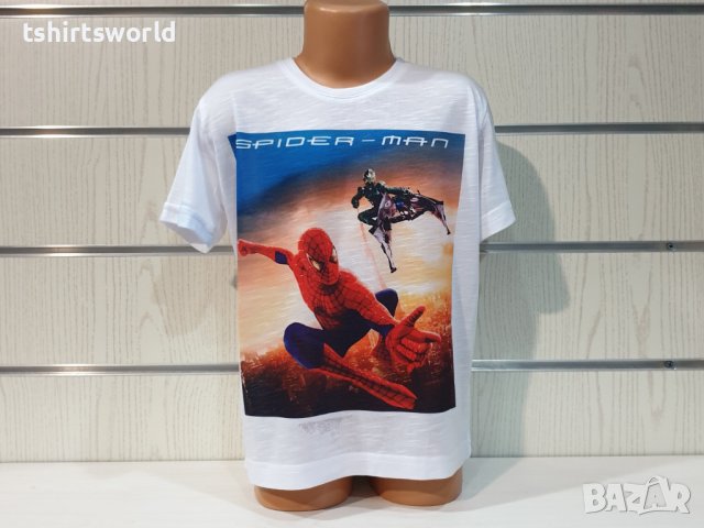 Нова детска тениска с трансферен печат Спайдърмен (SpiderMan), снимка 5 - Детски тениски и потници - 37494880