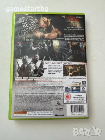 Tom Clancy's Splinter Cell: Conviction за Xbox 360, снимка 2 - Игри за Xbox - 50842037