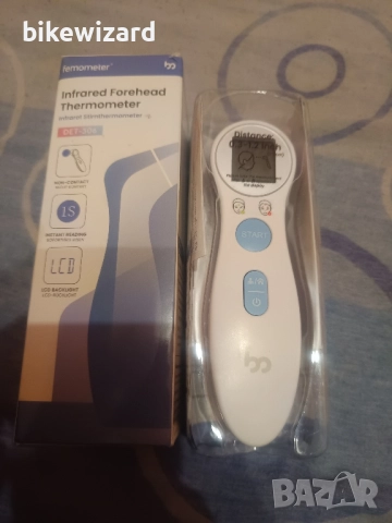 Безконтактен термометър за чело инфрачервен термометър с моментално точно отчитане НОВ, снимка 2 - Уреди за диагностика - 50673698