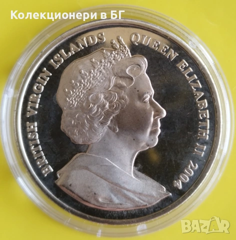 1 ДОЛАР 2004 ГОДИНА - БРИТАНСКИ ВИРДЖИНСКИ ОСТРОВИ, снимка 3 - Нумизматика и бонистика - 54244379