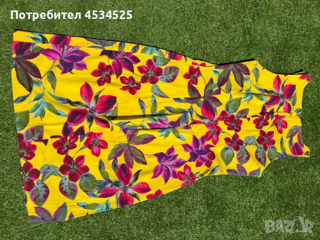 Лятна жълта рокля Daphne , XS р-р, снимка 3 - Рокли - 54319013