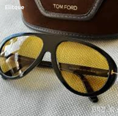 очила с черен обикновен калъф и ув защита tom ford 