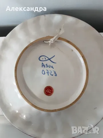 Разкошна чиния за стена  , снимка 3 - Други ценни предмети - 49781132