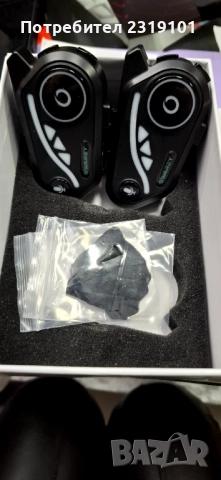 V8 5.2 Bluetooth интерком за мотоциклет с FM и споделяне на музика, снимка 2 - Аксесоари и консумативи - 52703215