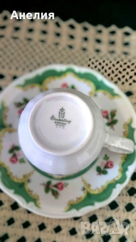 Winterling Bavaria бароков стил с рози, снимка 9 - Чаши - 50998144