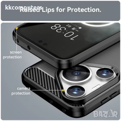 Huawei Pura 70 Pro / Pura 70 Pro+ Удароустойчив Carbon Fiber Калъф и Протектор, снимка 7 - Калъфи, кейсове - 51404441