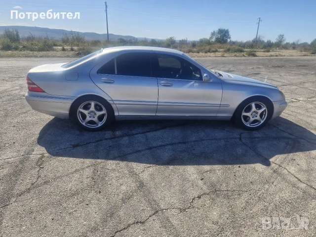 Mercedes w220 s320 benzin gaz, снимка 3 - Автомобили и джипове - 56342946