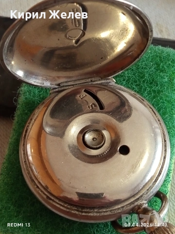 Джобен часовник керамичен циферблат,римски цифри рядък за КОЛЕКЦИОНЕРИ 51717, снимка 9 - Антикварни и старинни предмети - 54078183