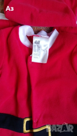 Продавам Бебешки екип на Дядо Коледа – нов, снимка 9 - Комплекти за бебе - 52499492