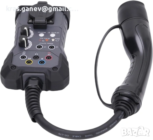 EVSE тестер Type 2 Gugxiom – адаптер за тестване на зарядни станции за електромобили, снимка 7 - Друга електроника - 54084592