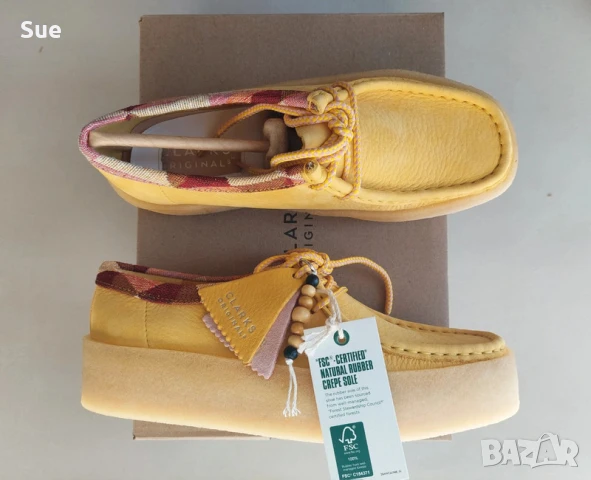 Нови Летни Дамски Обувки Мокасини Clarks Wallabees 36