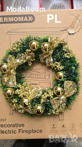 Голям коледен венец 32см