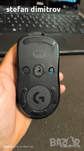 Logitech G PRO Wireless гейминг мишка, черен, с HERO 25K-Sensor

, снимка 7 - Клавиатури и мишки - 50610861