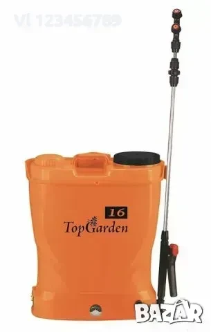 акумулаторна тръбна пръскачка top garden 12v/8ah, снимка 2 - Градинска техника - 50552236