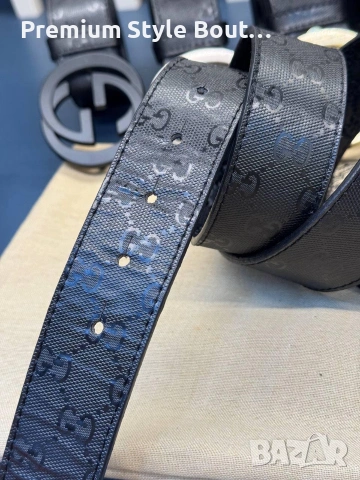 Колани Gucci от естествена кожа в кутия на марката , снимка 4 - Колани - 54007324
