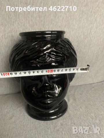  ваза във формата на глава , снимка 7 - Антикварни и старинни предмети - 54018338